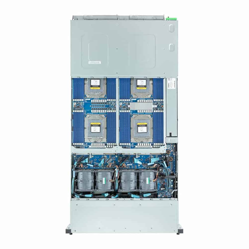 (image for) Gigabyte H273-Z82 2U 4 Node AMD EPYC™ 9004 Series Dual Processor Barebone Server